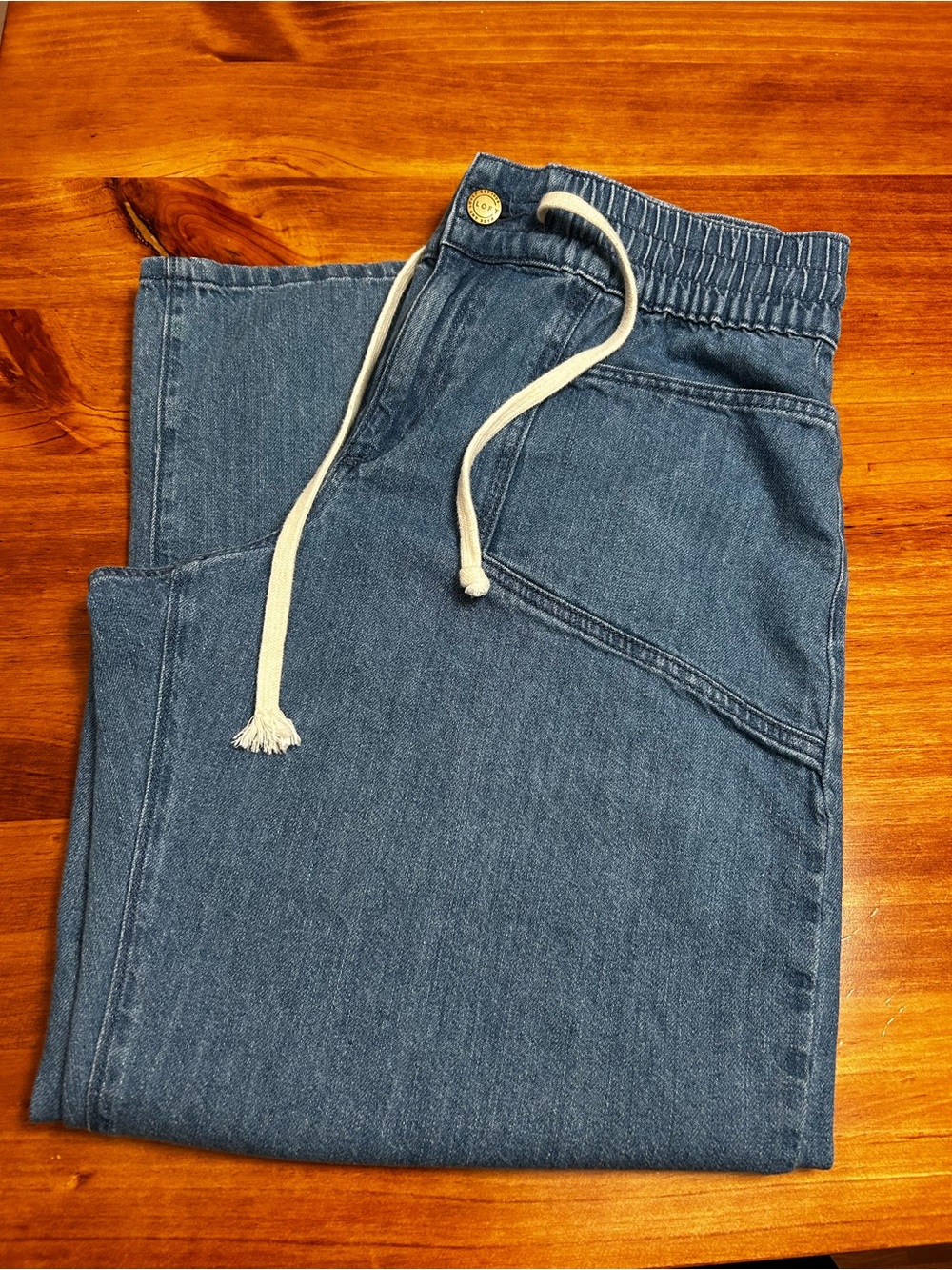 LOFT Outlet Drawstring Denim Pants